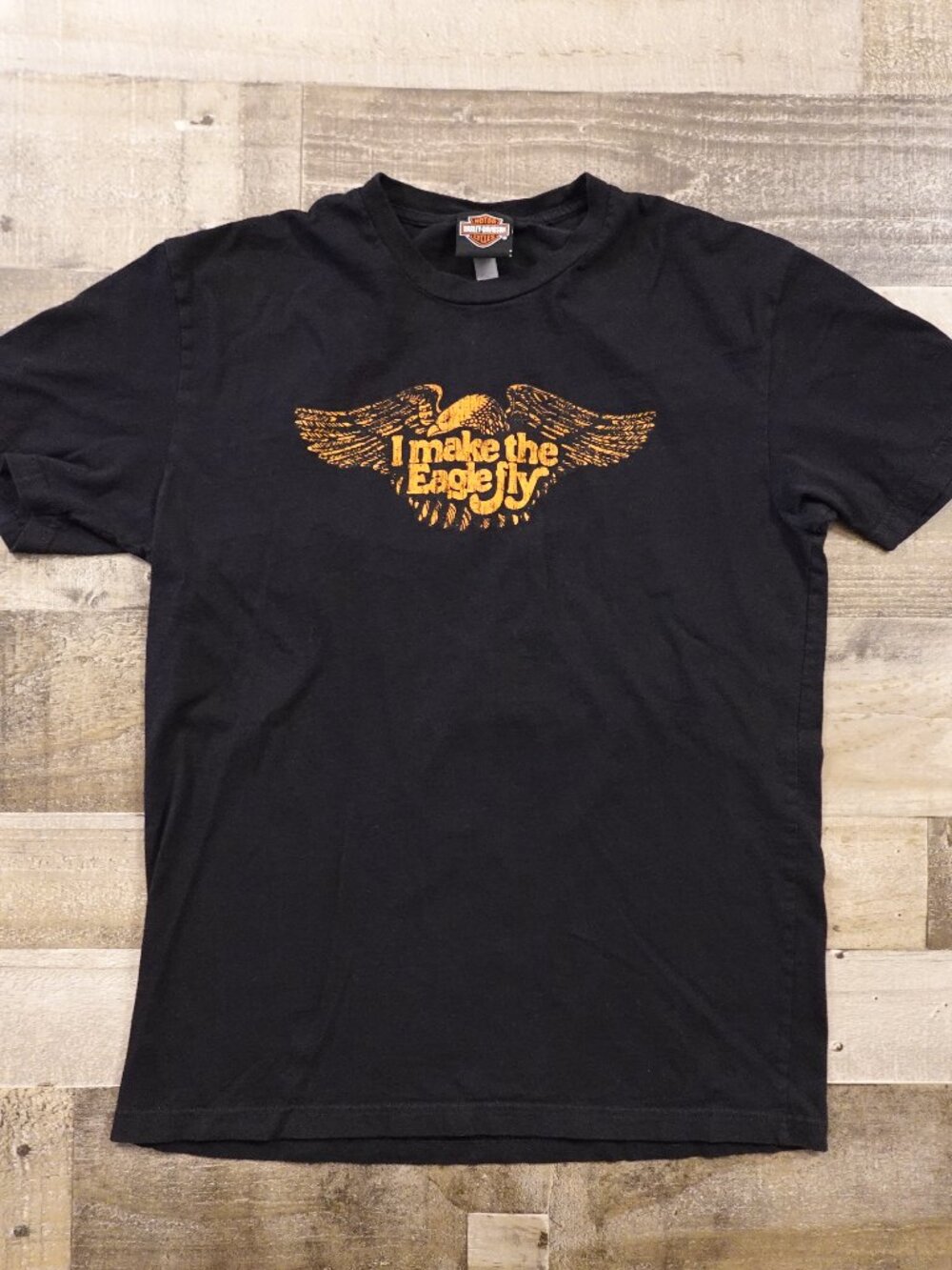 Harley-Davidson Eagle Graphic T-Shirt Men’s Medium Black Milwaukee USA